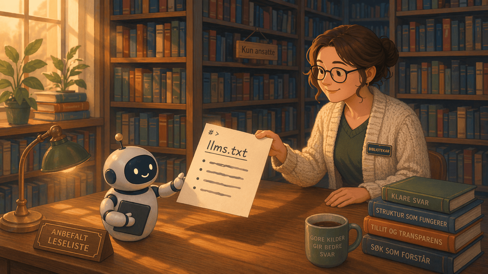 llms.txt forklart: Skal din bedrift ha det, og hvordan lager du en?